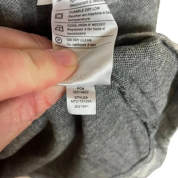 Vince Slub Plaid  Linen Blend Button Up - Picture 11 of 11